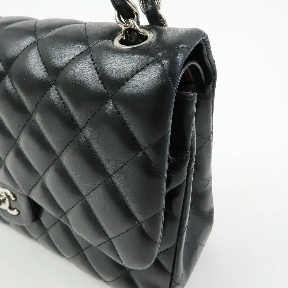 Chanel Lambskin Leather Classic Flap Bag 30 Black